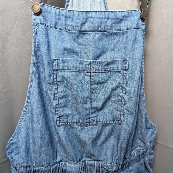 Wax Jean Romper Overalls Sz S - Picture 3 of 11
